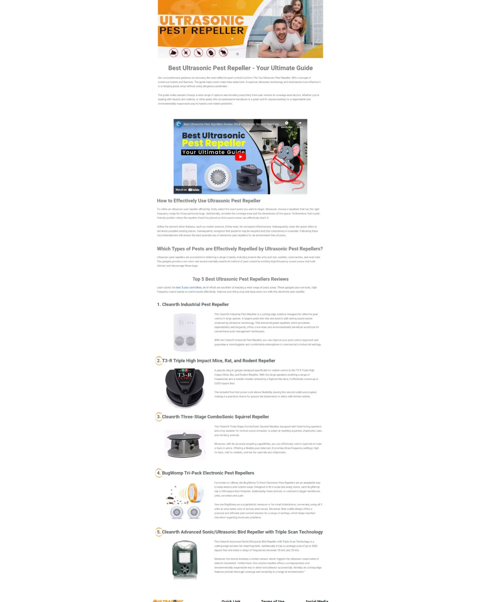 ultrasonicpestrepellers.com